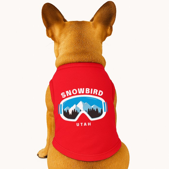 Snowbird Utah Ski Snowboard Goggles Snow Mountain Doggie Tank