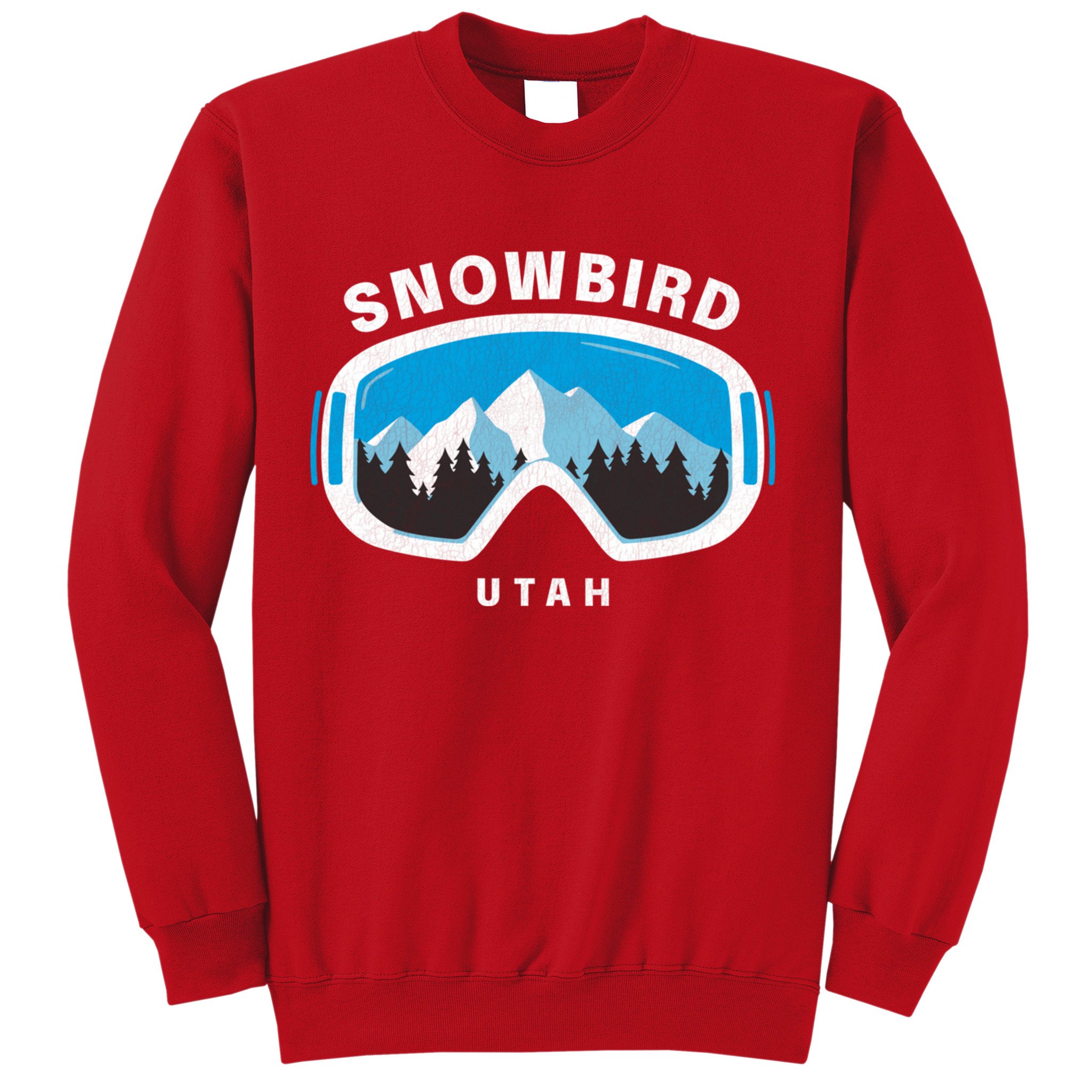 Snowbird Utah Ski Snowboard Goggles Snow Mountain Sweatshirt