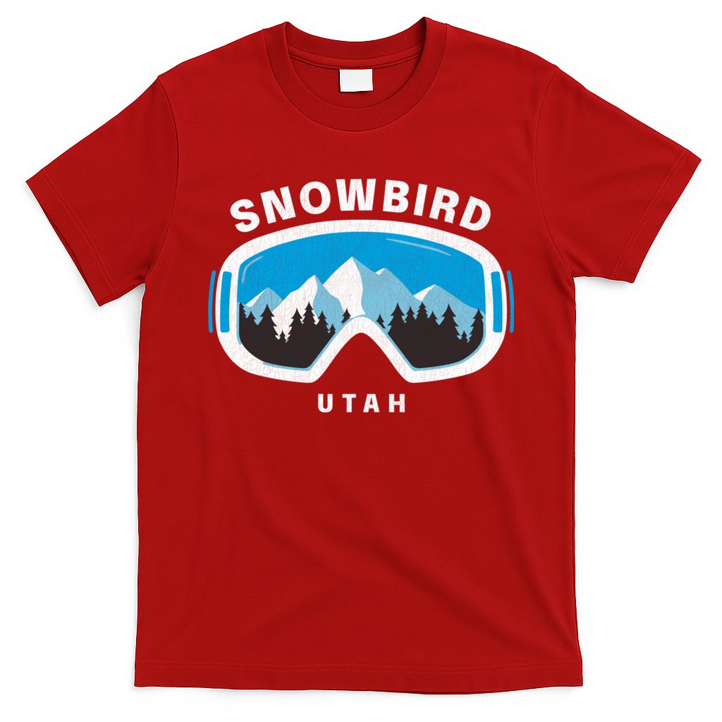 Snowbird Utah Ski Snowboard Goggles Snow Mountain T-Shirt