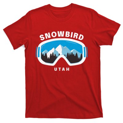 Snowbird Utah Ski Snowboard Goggles Snow Mountain T-Shirt