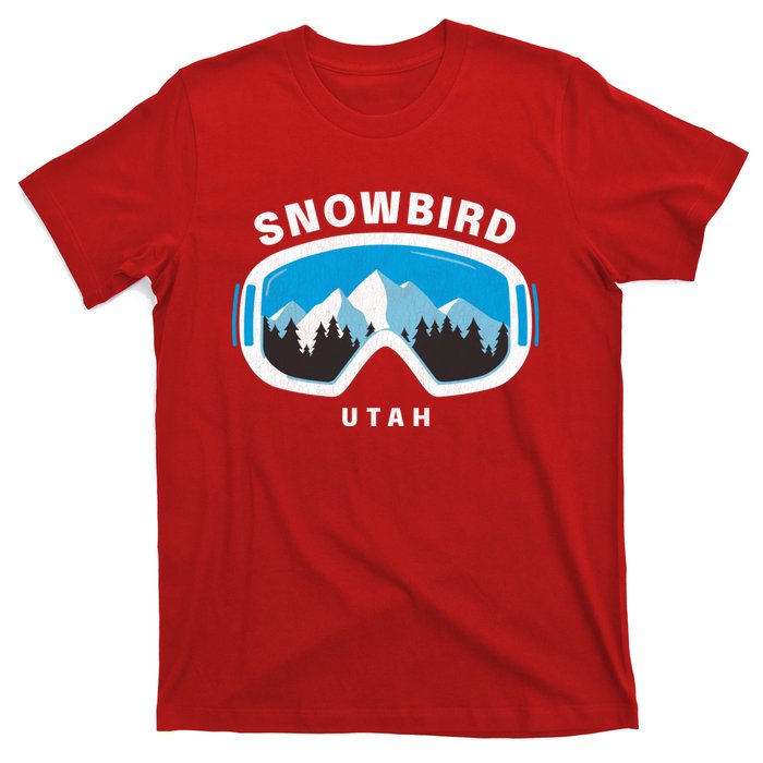 Snowbird Utah Ski Snowboard Goggles Snow Mountain T-Shirt