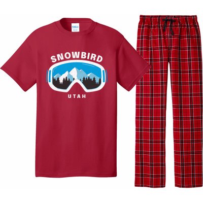 Snowbird Utah Ski Snowboard Goggles Snow Mountain Pajama Set