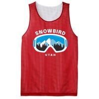 Snowbird Utah Ski Snowboard Goggles Snow Mountain Mesh Reversible Basketball Jersey Tank