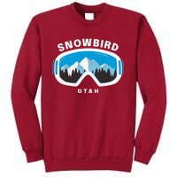 Snowbird Utah Ski Snowboard Goggles Snow Mountain Tall Sweatshirt