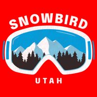 Snowbird Utah Ski Snowboard Goggles Snow Mountain Kids Hoodie