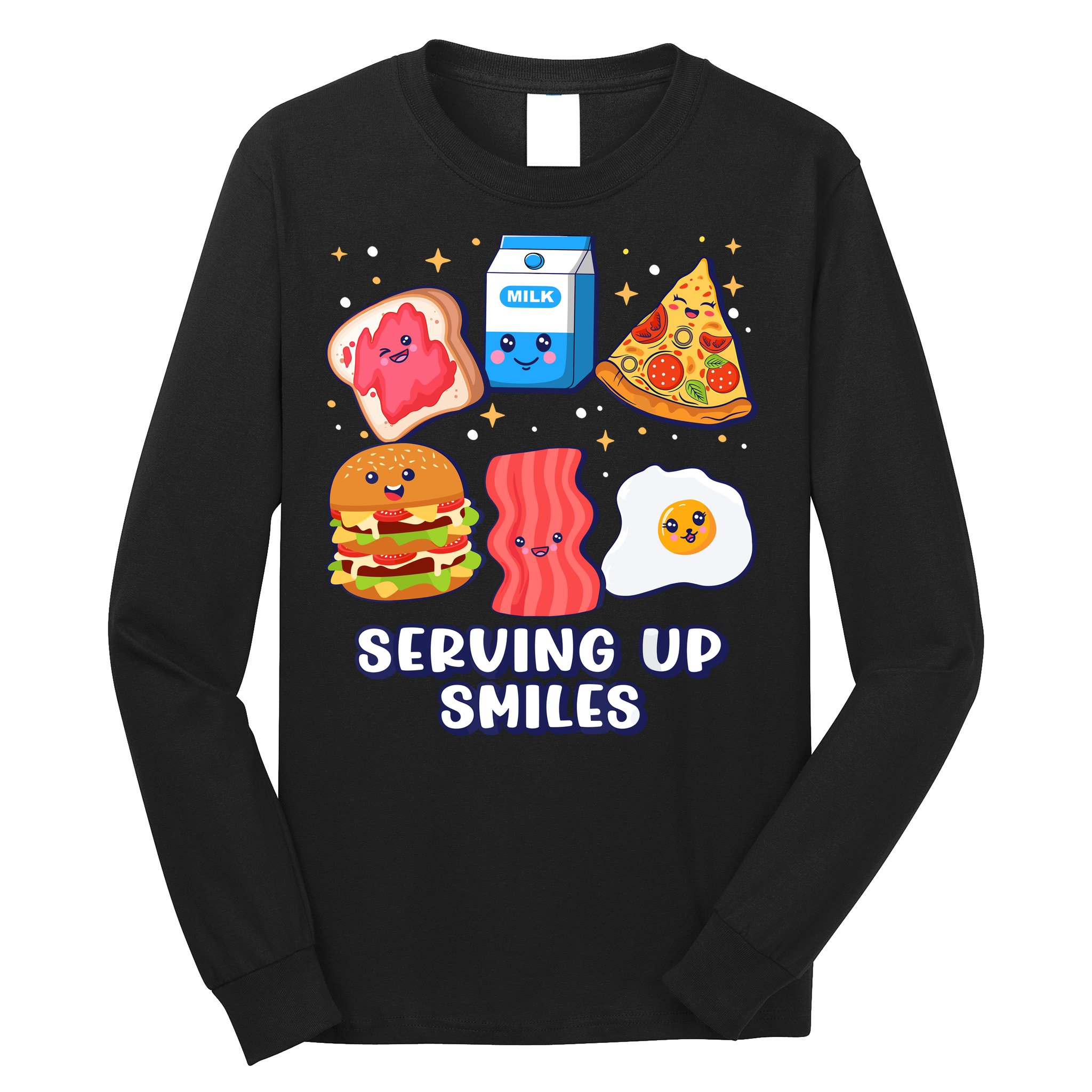 Serving Up Smiles Lunch Lady Long Sleeve Shirt