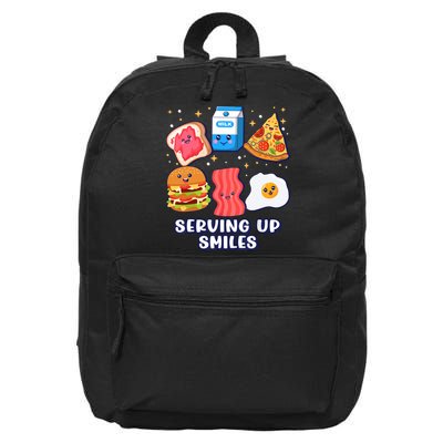 Serving Up Smiles Lunch Lady 16 in Basic Backpack