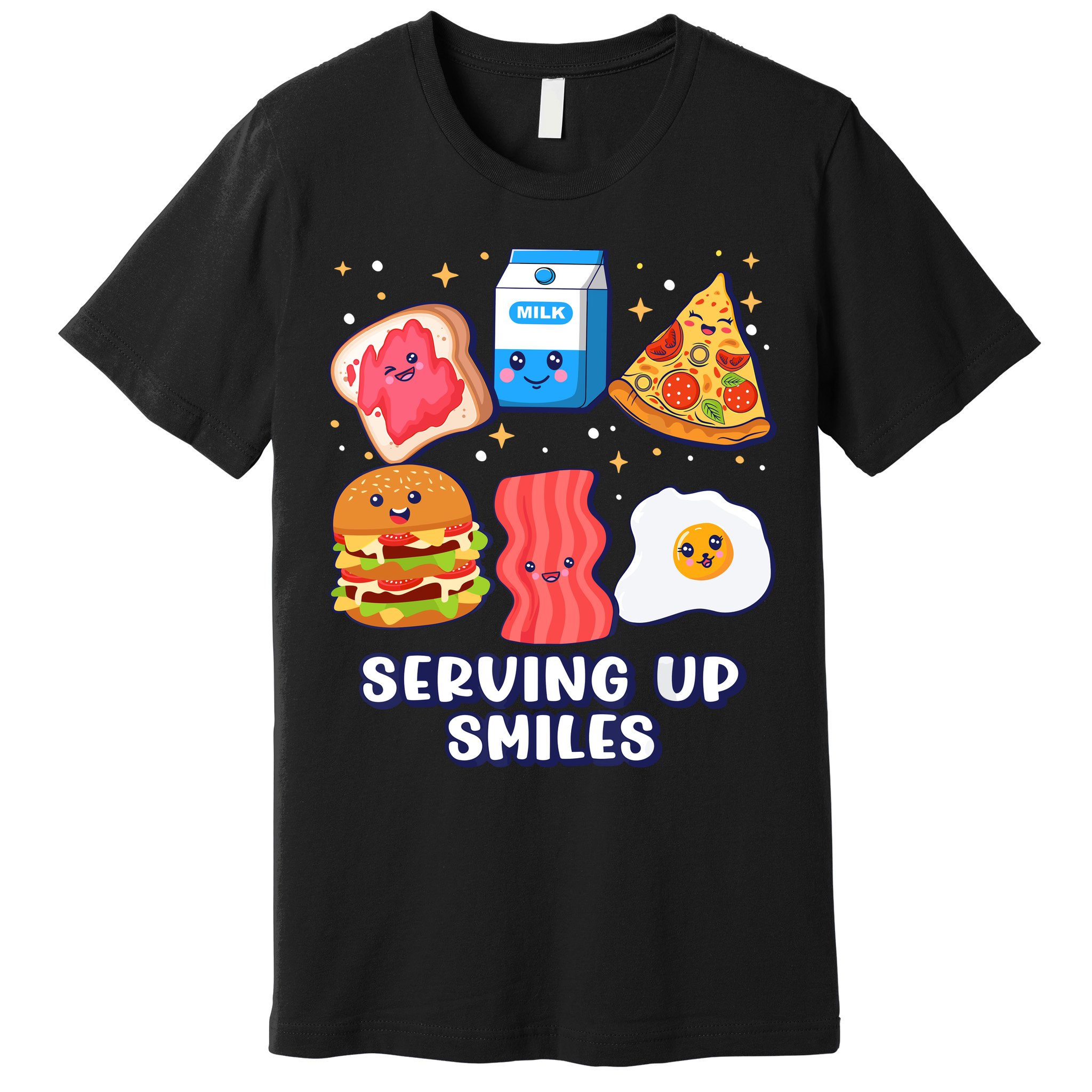 Serving Up Smiles Lunch Lady Premium T-Shirt