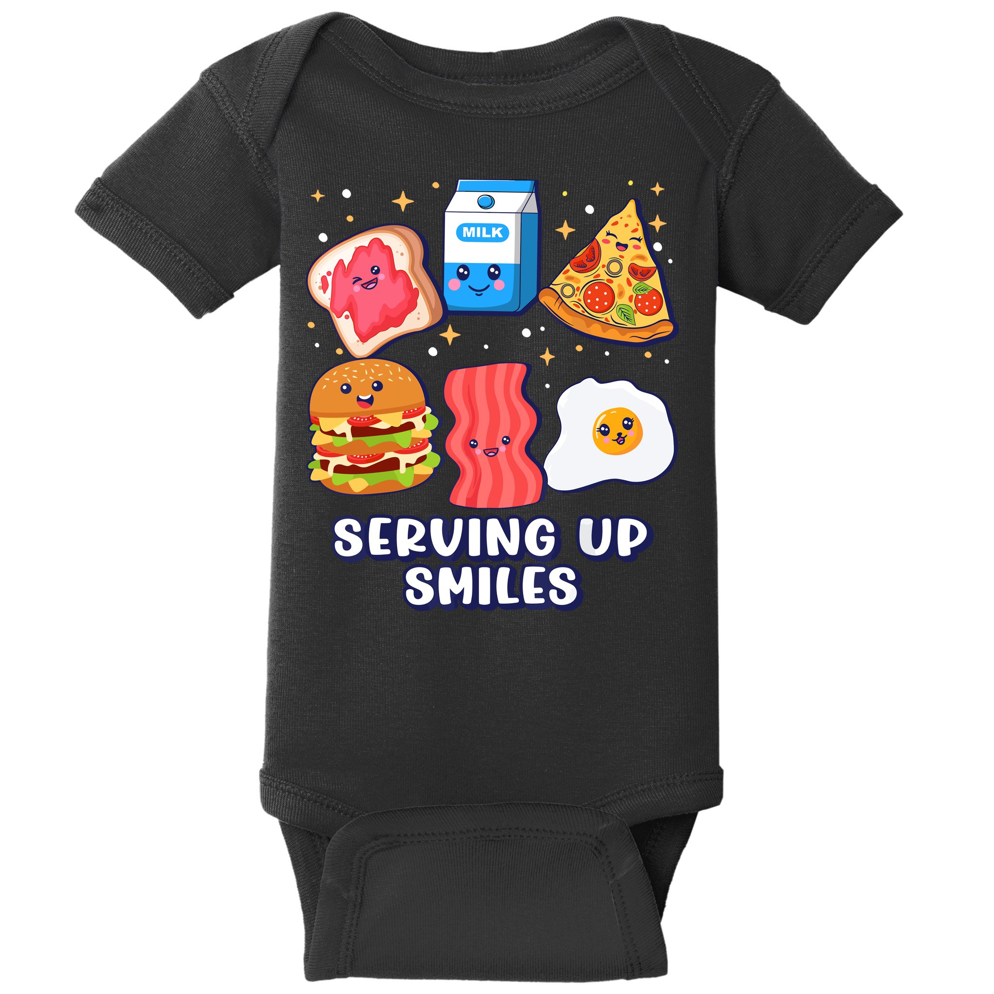 Serving Up Smiles Lunch Lady Baby Bodysuit