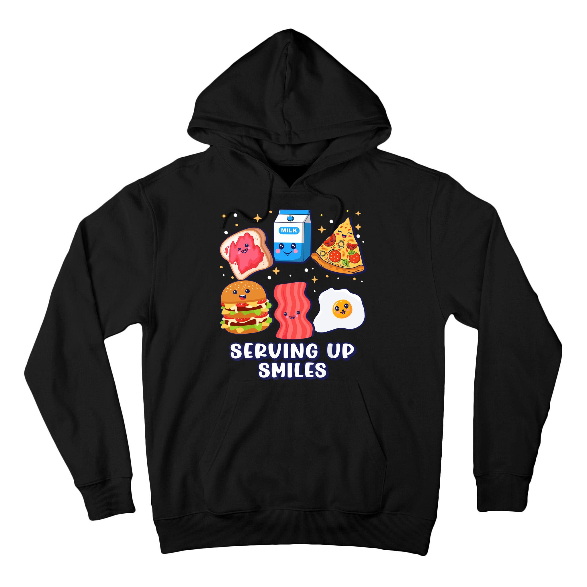 Serving Up Smiles Lunch Lady Tall Hoodie