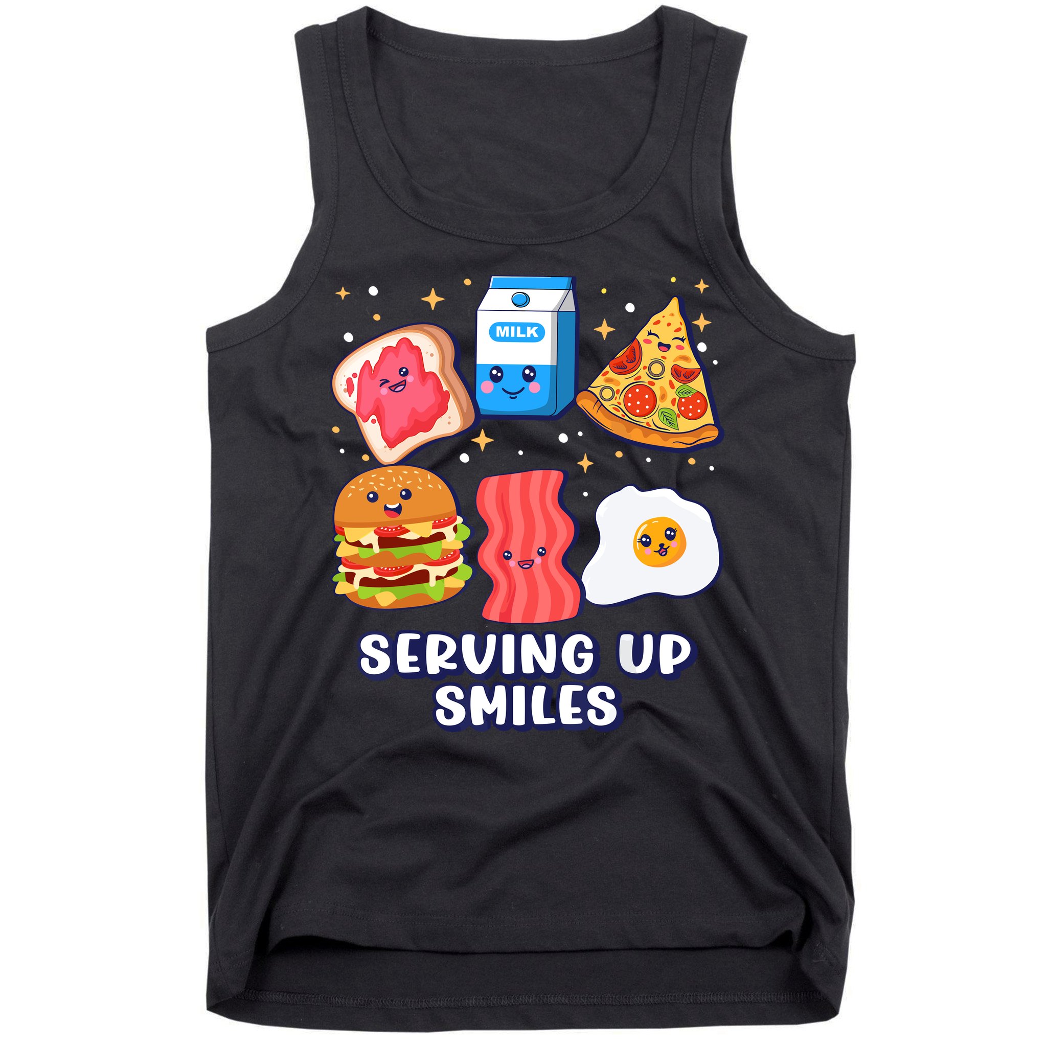 Serving Up Smiles Lunch Lady Tank Top