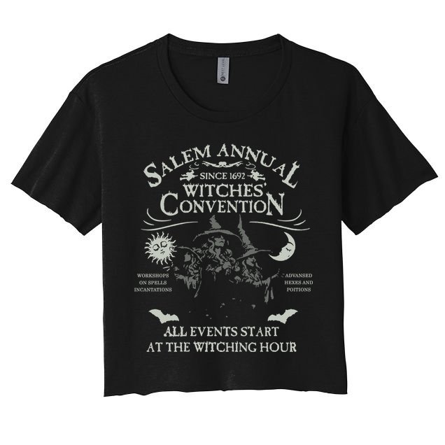 Salem University Sweater Salem Massachusetts Women's Crop Top Tee