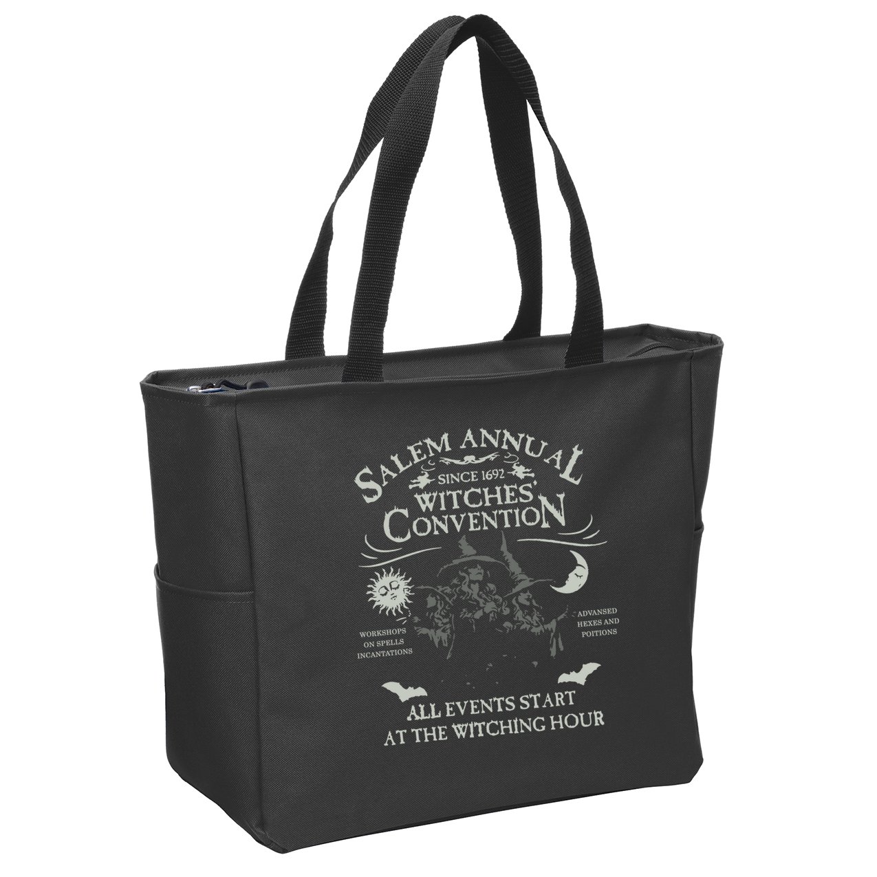 Salem University Sweater Salem Massachusetts Zip Tote Bag