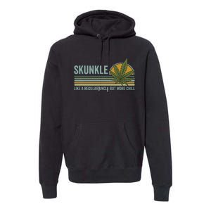 Skunkle Uncle Smokes Weed Like Regular Uncle But More Chill Premium Hoodie