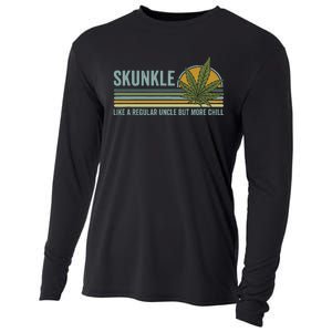 Skunkle Uncle Smokes Weed Like Regular Uncle But More Chill Cooling Performance Long Sleeve Crew