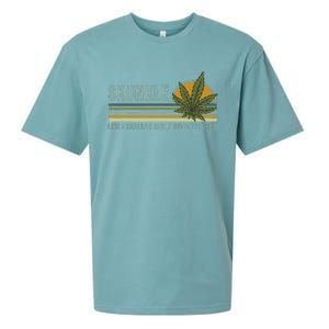 Skunkle Uncle Smokes Weed Like Regular Uncle But More Chill Sueded Cloud Jersey T-Shirt