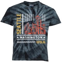 Seattle Usa Kids Tie-Dye T-Shirt