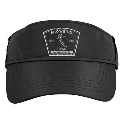 Snowbird Utah Snow Skiing Adult Drive Performance Visor