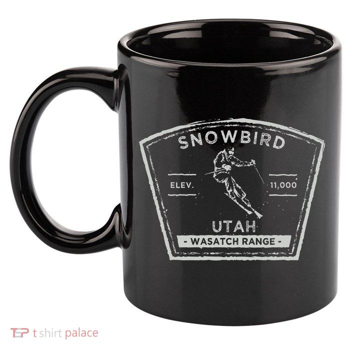 Snowbird Utah Snow Skiing 11oz C Handle Ceramic Mug