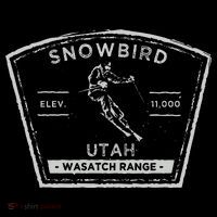 Snowbird Utah Snow Skiing Cooling Performance Long Sleeve Crew