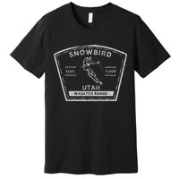 Snowbird Utah Snow Skiing Premium T-Shirt