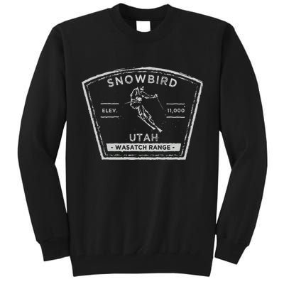 Snowbird Utah Snow Skiing Tall Sweatshirt