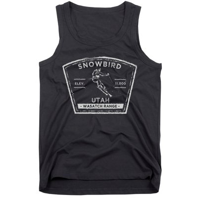 Snowbird Utah Snow Skiing Tank Top