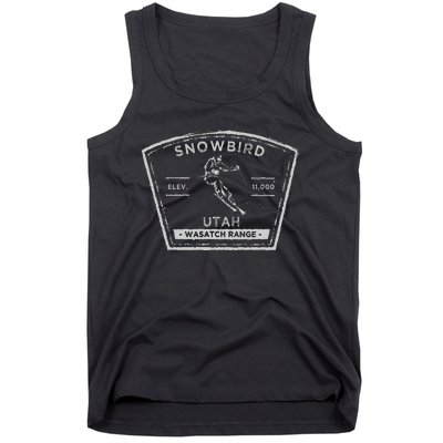 Snowbird Utah Snow Skiing Tank Top