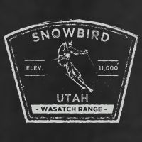 Snowbird Utah Snow Skiing Golf Towel