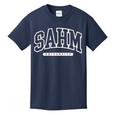 SAHM University Stay At Home Mom Vintage Mother's Day Kids T-Shirt