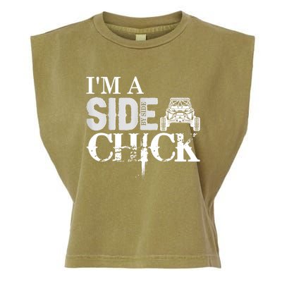 Sxs Utv Side Chick Wit & Charm Garment-Dyed Women's Muscle Tee