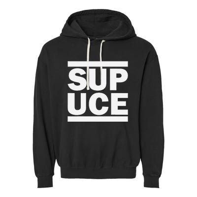 Sup Uce Samoan Design Garment-Dyed Fleece Hoodie