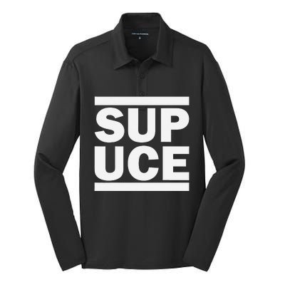 Sup Uce Samoan Design Silk Touch Performance Long Sleeve Polo