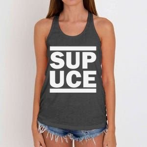 Sup Uce Samoan Design Women's Knotted Racerback Tank