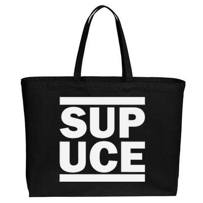 Sup Uce Samoan Design Cotton Canvas Jumbo Tote