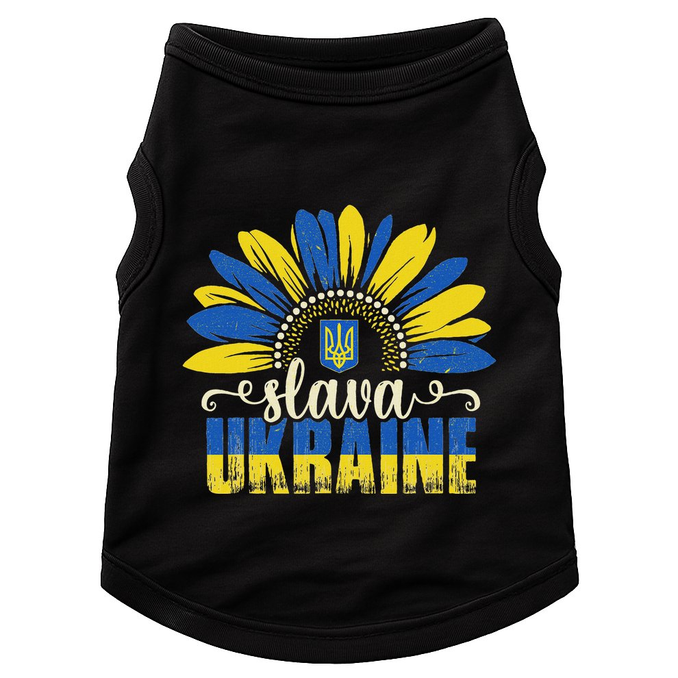 Slava Ukraine Doggie Tank