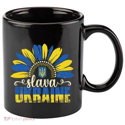 Slava Ukraine 11oz C Handle Ceramic Mug