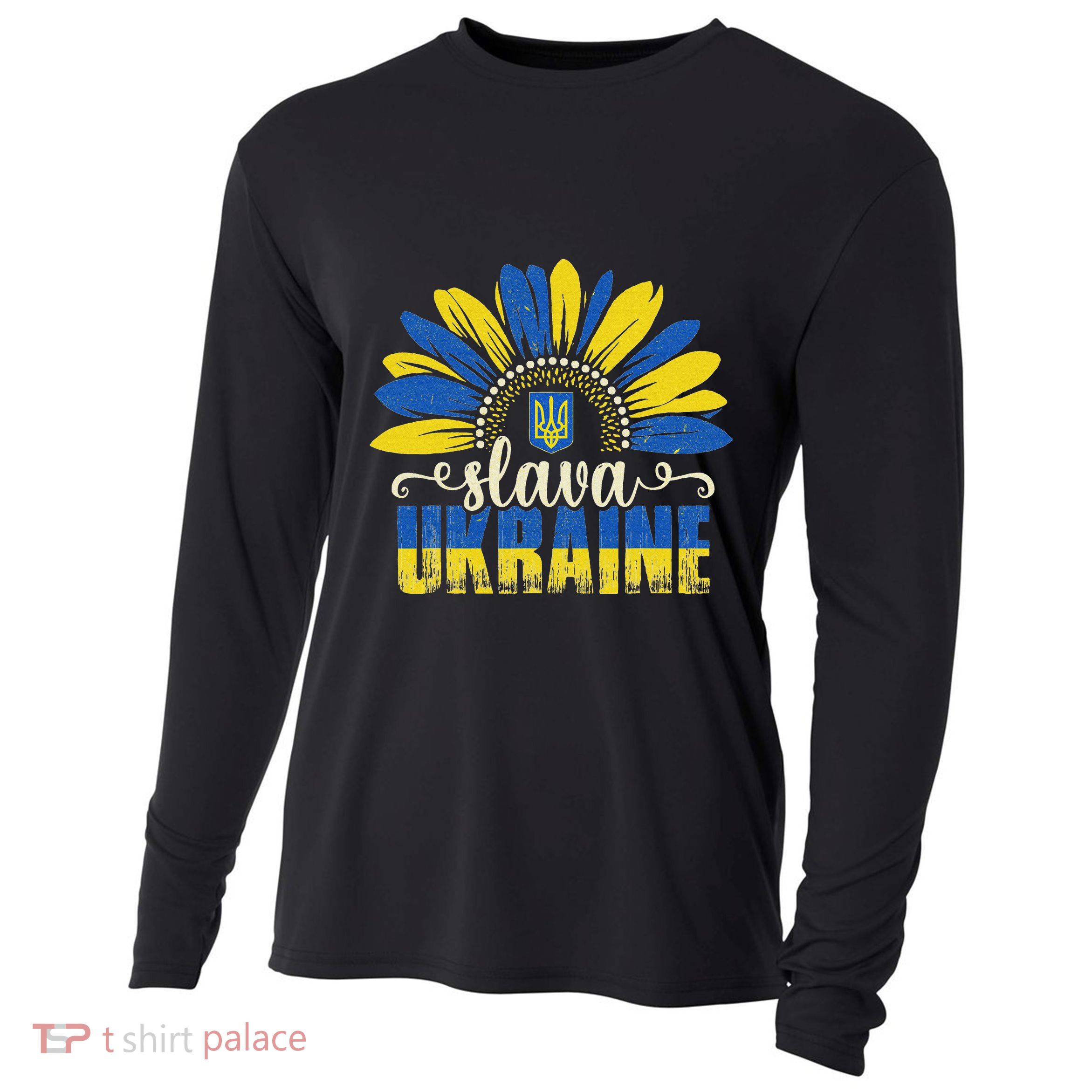 Slava Ukraine Cooling Performance Long Sleeve Crew
