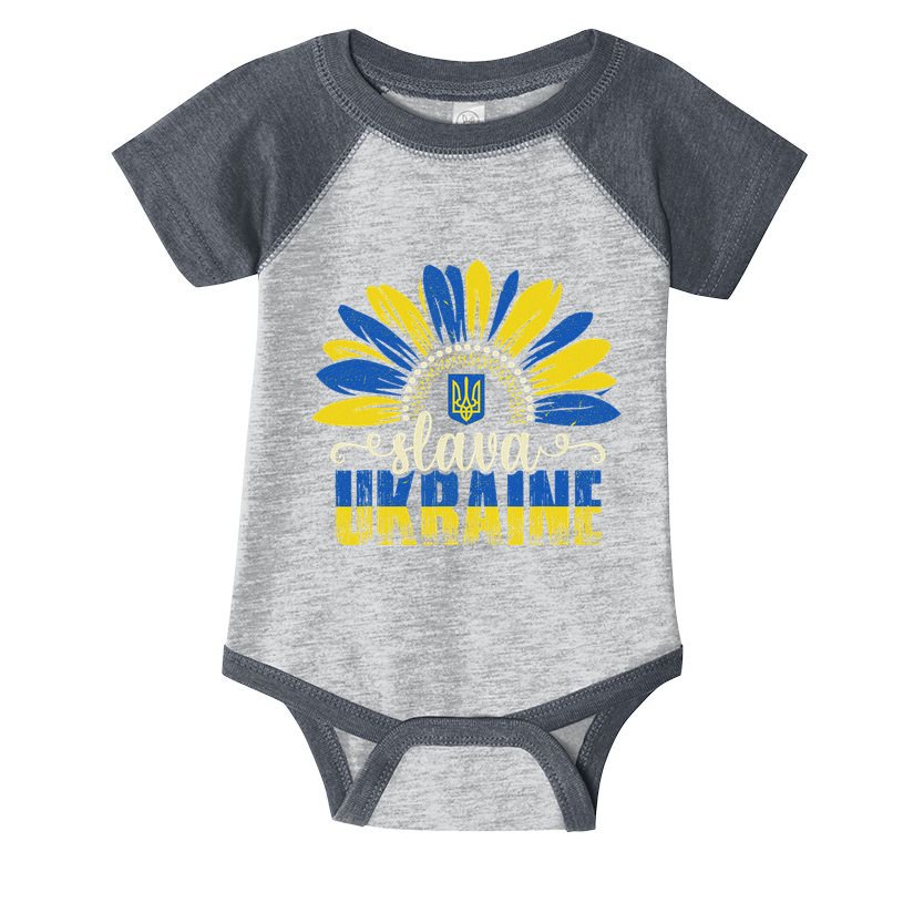 Slava Ukraine Infant Baby Jersey Bodysuit