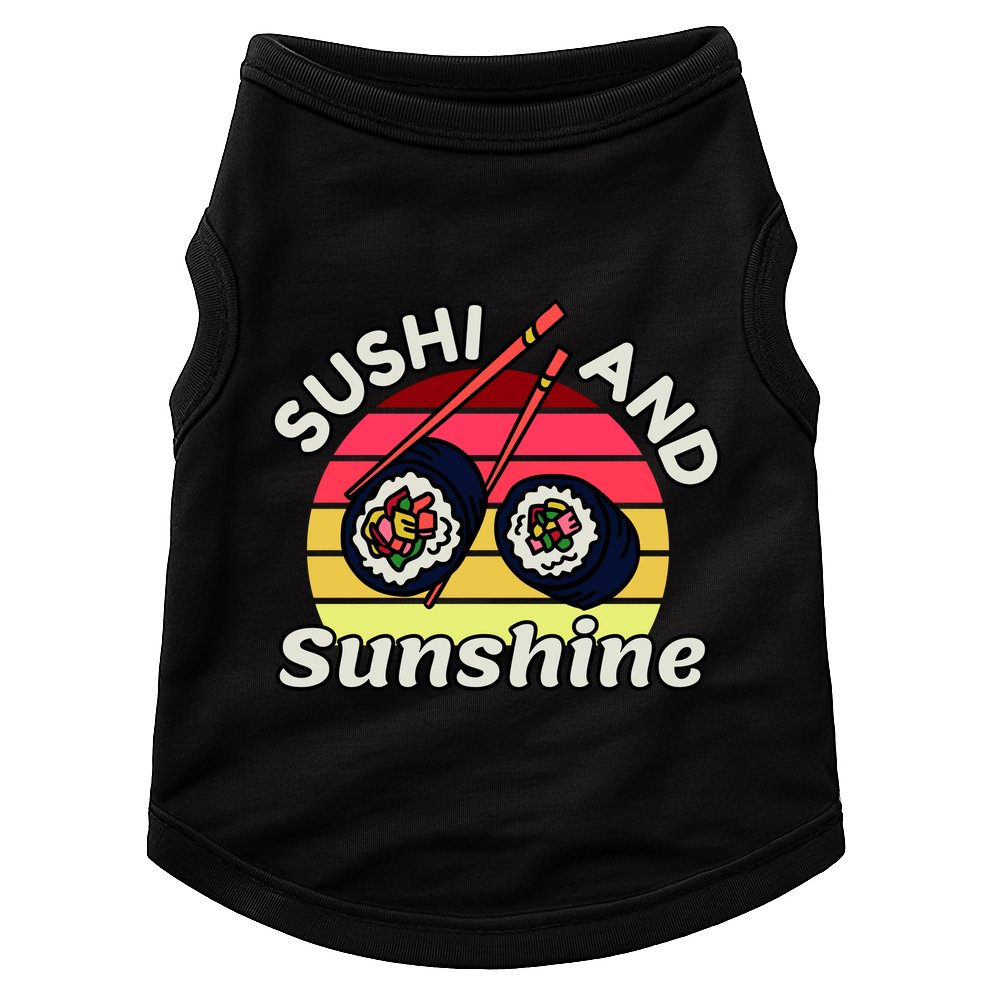 Sushi and Sunshine Doggie Tank