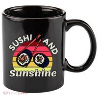 Sushi and Sunshine 11oz C Handle Ceramic Mug