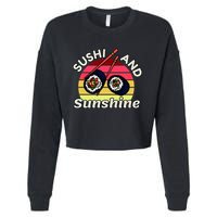 Sushi and Sunshine Cropped Pullover Crew