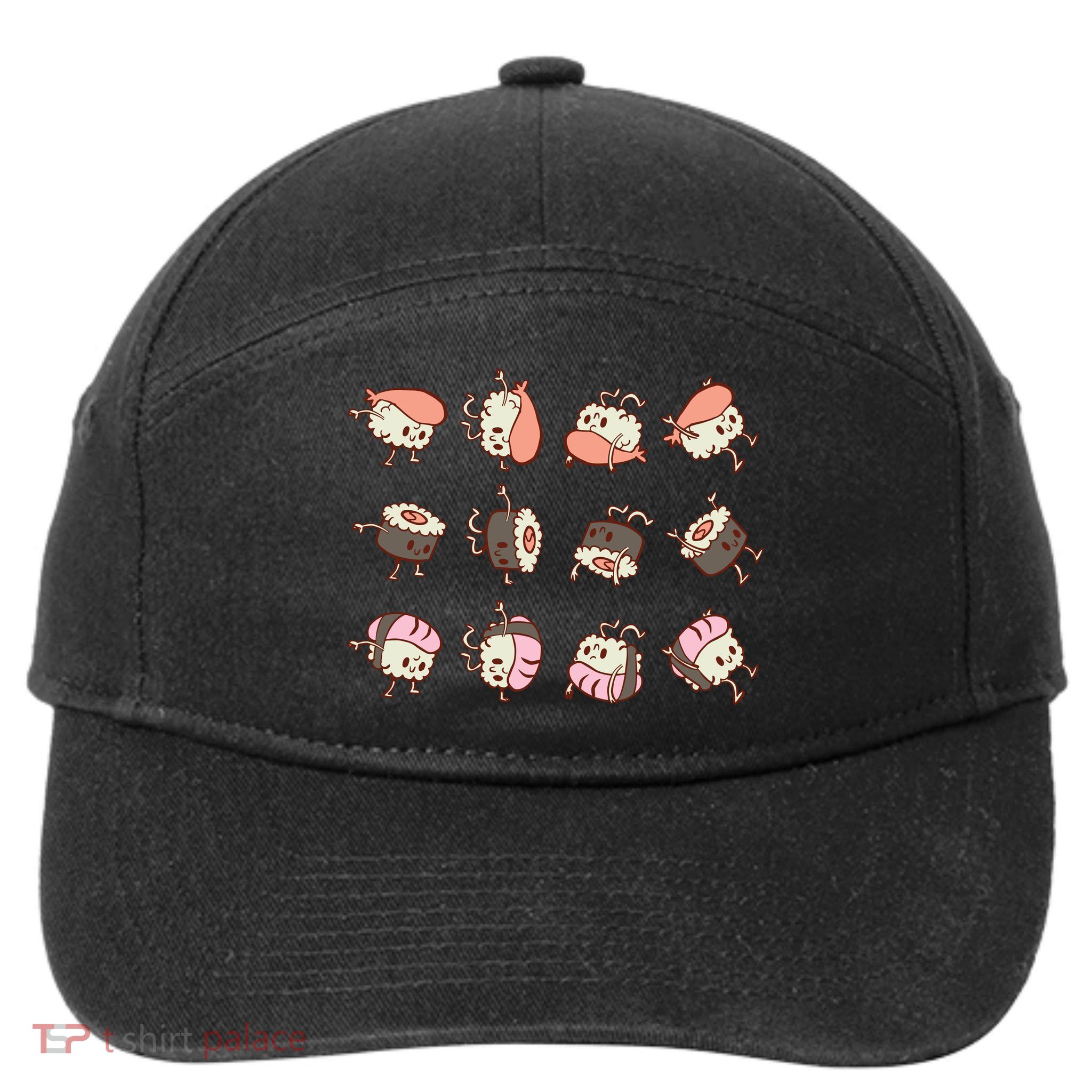 Sushi Rolls 7-Panel Snapback Hat