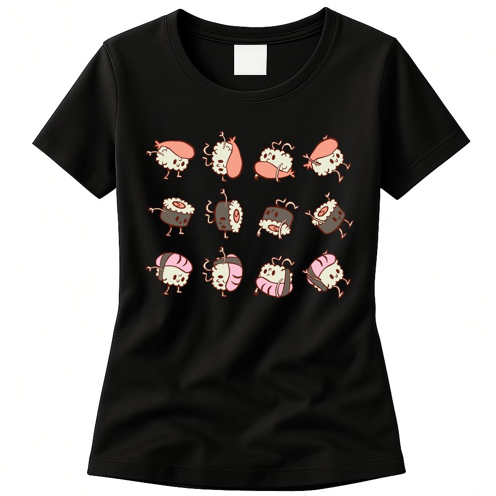 Sushi Rolls Womens T-Shirt