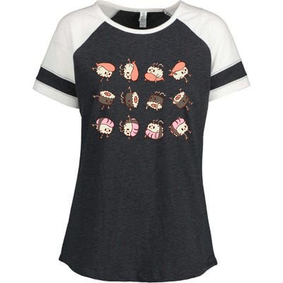 Sushi Rolls Enza Ladies Jersey Colorblock Tee