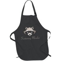 Sustaining Member Funny Raccoon Apron