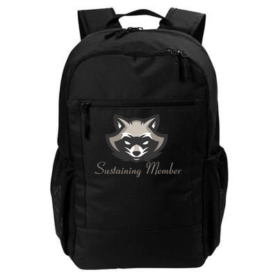 Sustaining Member Funny Raccoon Daily Commute Backpack