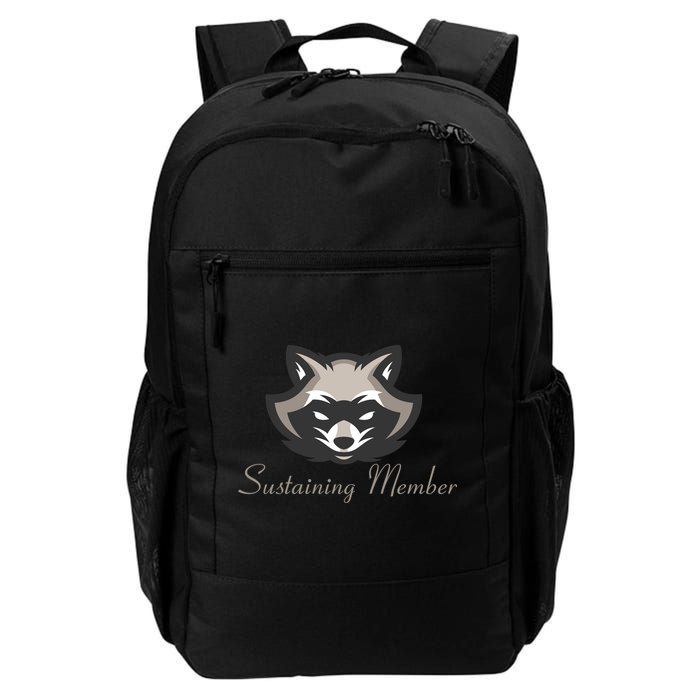 Sustaining Member Funny Raccoon Backpack