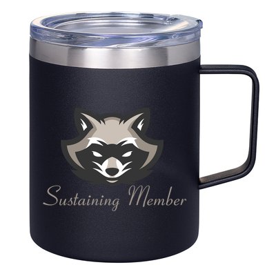 Sustaining Member Funny Raccoon 12oz Stainless Steel Coffee Mug