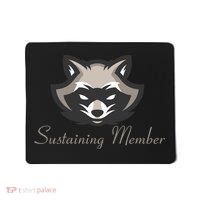 Sustaining Member Funny Raccoon Mousepad